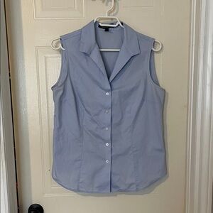 Sleeveless Blue Women's Top
